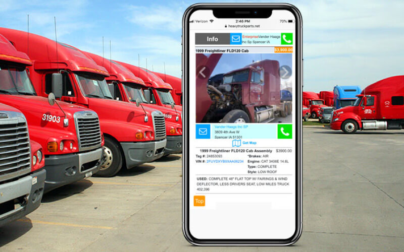 HeavyTruckParts.Net is the largest online listing service for heavy truck parts and vehicles