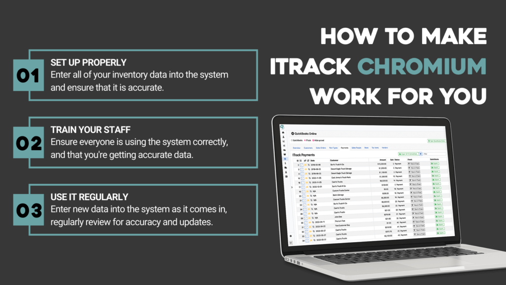 Truck Parts Inventory System - ITrack Chromium