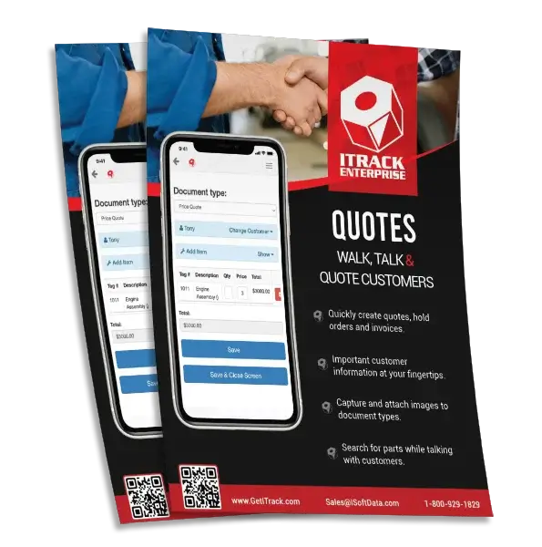 Mobile Quotes - ITrack Enterprise for Heavy Trucks