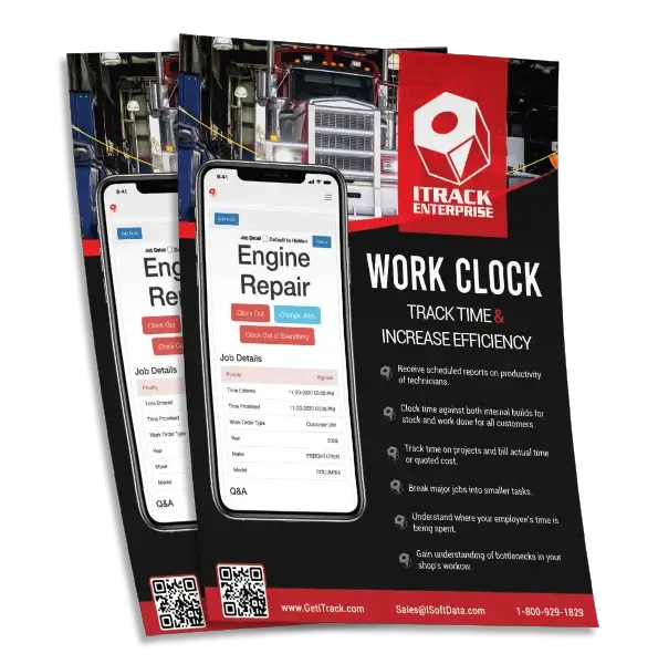 Mobile Work Clock - ITrack Enterprise for Heavy Trucks